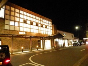 夜の糸魚川駅・日本海口