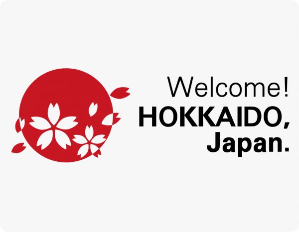 welcome!hokkaido,japanロゴマーク