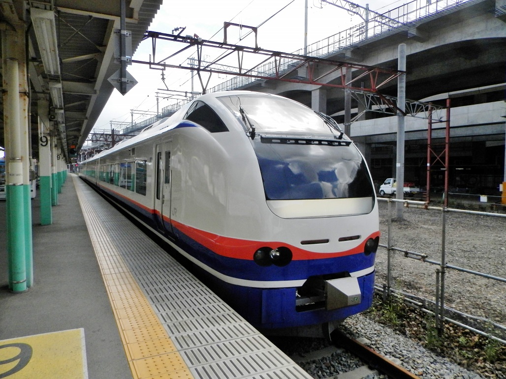 E653系1100番代・新潟駅にて