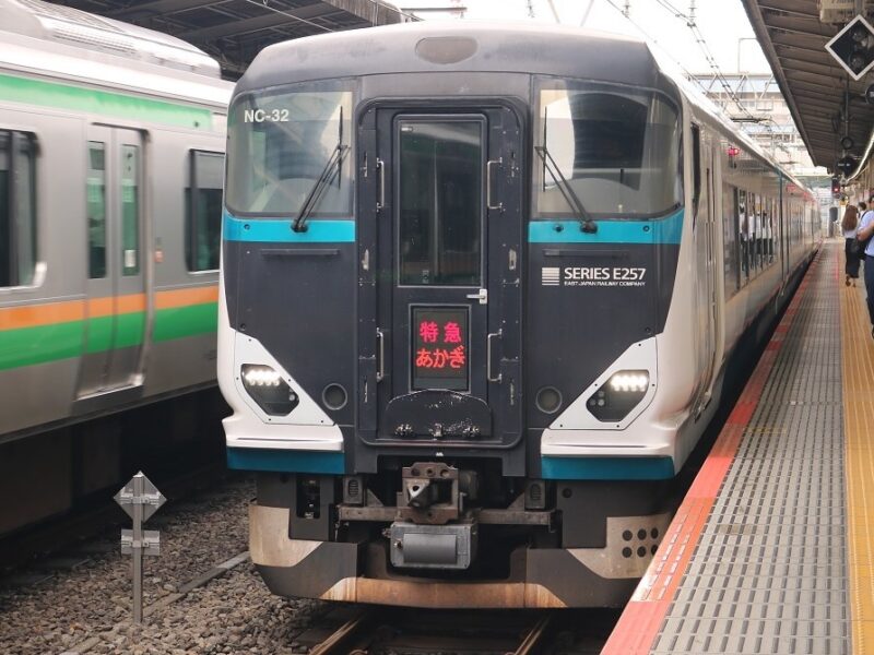 E257系の特急あかぎ